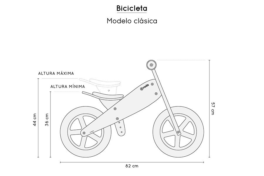 Bicicleta Para Niños Sin Pedales De Inicio De 2 A 4 Años